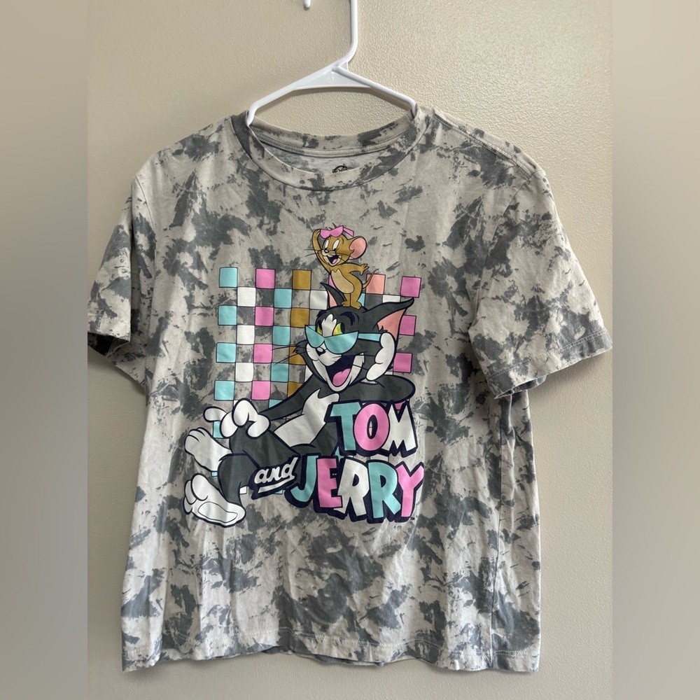 Tom and Jerry  T-Shirt - Gray